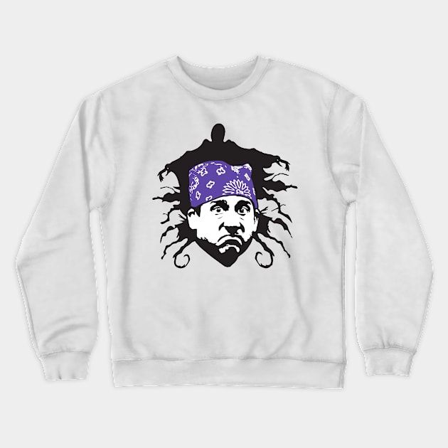 Prison Mike's Bad Day at the Office Crewneck Sweatshirt by Pangea5